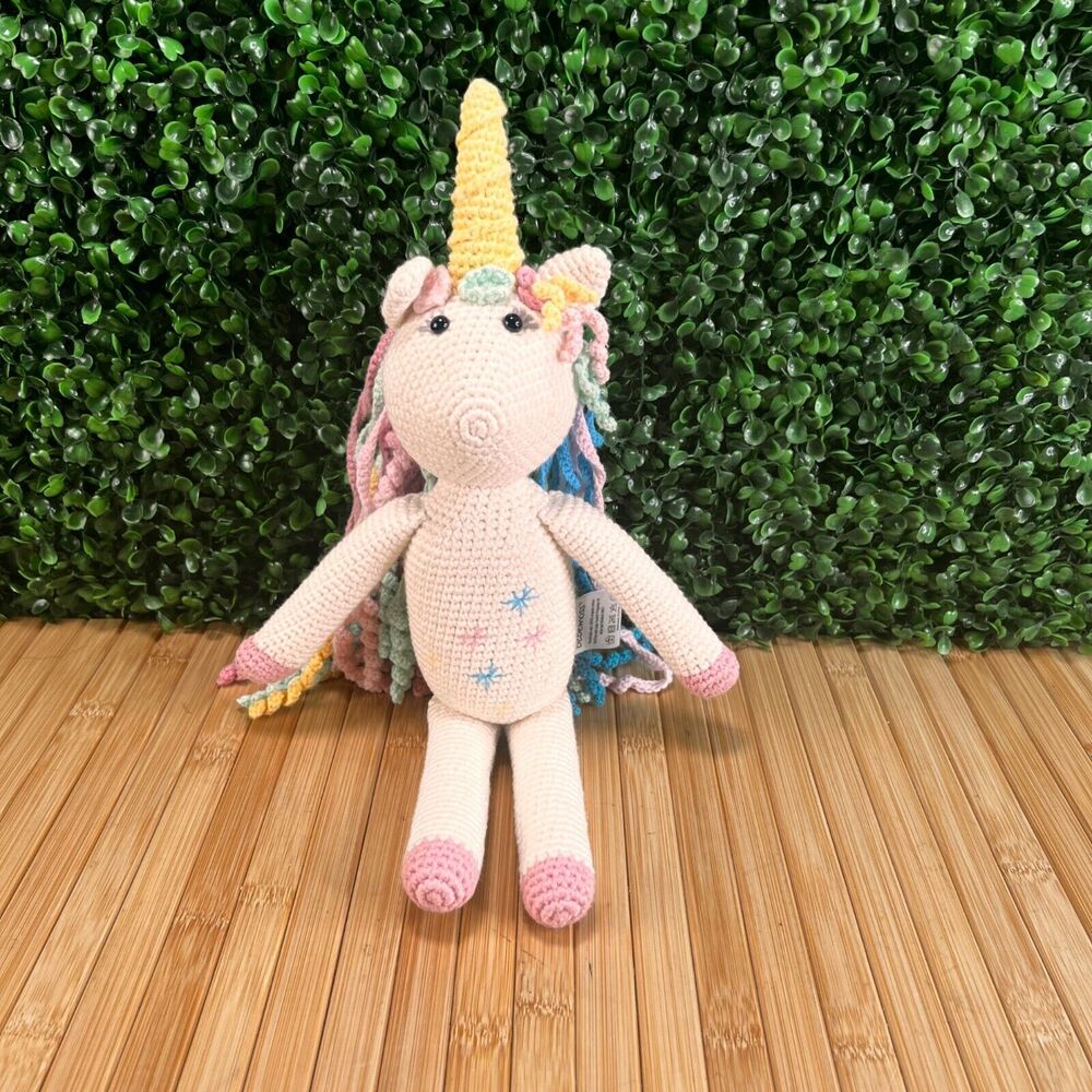 Bebemoss Rose the Unicorn Hand-Crocheted in Istanbul Handmade Doll